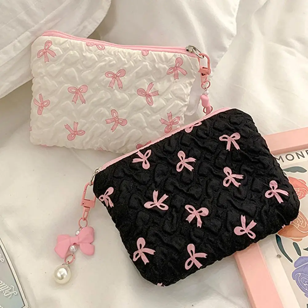 컬러 활 캔버스 대용량 립스틱 에어 쿠션 보관 가방, 여성용 메이크업 가방, 통근 핸드백 여행 세면 용품 가방, 1PC