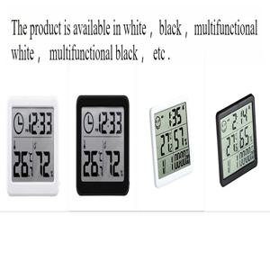 온습도계 초박형 간단한 스마트 홈 전자 디지털 온도계 습도계 LCD 디지털 벽시계