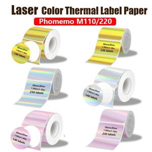 50x5 0mm/150Pcs Sticker Self-Adhesive Thermal Adhesive Label Roll Compatible 용 Phomemo M110 M220 M200 E210 P50 DETONG P1 WP9520