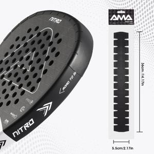 AMA SPORT Padel 라켓 보호 테이프 팩 1/2/6 엣지 프로텍터 내구성이 뛰어나고 투명한 패들 프로텍터 교체가 용이함