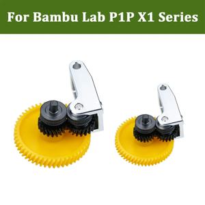 Bambu Lab P1P X1용 압출기 기어 업그레이드 Bambulab P1S P1P X1 X1C 3D 프린터 액세서리용 압출기 경화 강철 어셈블리