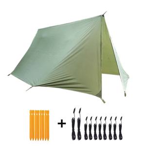 Skyscreen Wildlife Poleless 캠핑 텐트: Bushcraft용 야외 바닥 매트 및 3월 캐노피와 함께 이상적