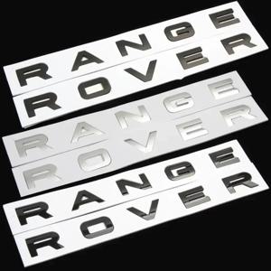 3d ABS 로고 편지 레인지 로버 엠블럼 L320 L322 L405 L494 Vouge Discovery Evoque 액세서리 용 자동차 후드 배지 보닛 스티커