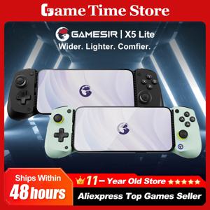 GameSir X5 Lite Type-C Android Ios 모바일 게임 컨트롤러 Mando para Móvil 게임 패드 이동식 Type-C 포트 교체 가능한 실리콘 패드