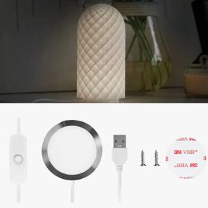 3D 프린터 LED 조명 키트001 (Bambu Lab용) - DIY 조절 가능 조명 스트립, RGB 작업 공간 램프 (리모컨 포함), 간편 설치