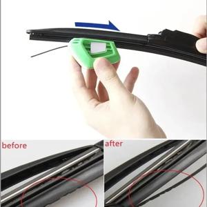 비상 와이퍼 수리 키트 자동차 와이퍼 수리 도구 앞 유리 와이퍼 수리 키트 복원기 앞 유리 와이퍼 블레이드 와이퍼 블레이드 커터
