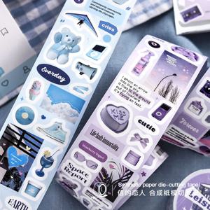 1 개/몫 DIY 장식 접착 테이프 내 영감 일기 일본 종이 테이프 스티커 마스킹 테이프