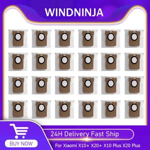 Xiaomi 로봇 진공 X20 + X10 + X20 Plus X10 Plus 부품 액세서리 부직포 일회용 가방 용 1/2/4/8/12/20PCS 먼지 봉투