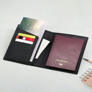 미니멀리스트 울트라 슬림 여권 홀더 - 문서, 동전을 위한 휴대용 멀티 카드 용량 비즈니스 여행 지갑