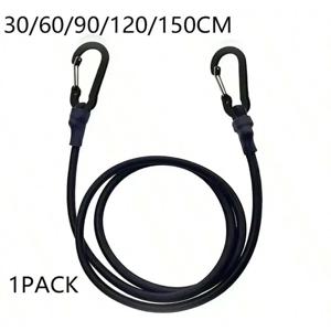 검은 후크가있는 8MM 번지 코드 5 가지 유형 스트레치 탄성 로프 자전거 용 경량 자동차 수하물 포장 루프 랙 스트랩