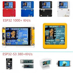 NMMiner ESP32 시리즈 더 나은 NerdMiner V2 해시레이트 1000KH/s Lucky Miner 2.8인치 스마트 디스플레이 BTC Crypto Solo Lottery S3 380KH/s