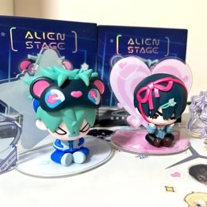 100% 정통 에일리언 스테이지 프리 스테이지 블라인드 박스 컬렉션 수제 서프라이즈 인형 귀여운 장식 소장품 생일