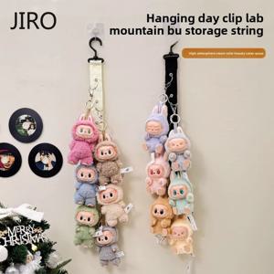 펜던트 스토리지 디스플레이 선반 인형 벽 인형 실용 플러시 도어 뒤 클립 옷장 벽 교수형 보관 가방