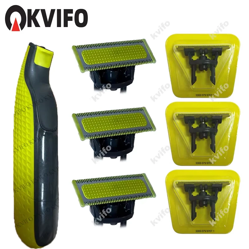 OneBlade 및 One 블레이드용 전기 트리머 면도기 교체 키트 QP2520 QP2530 QP2630 QP6510 QP6520 QP2523과 호환 가능