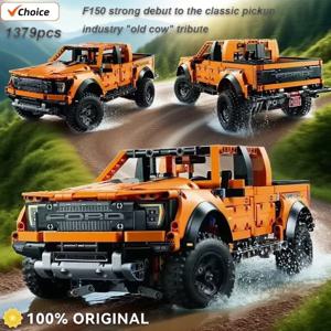 2025년 신제품 1379PCS 테크:F-150 트럭 자동차 블록 픽업 오프로드 브릭 MOC 42126 조립 장난감 어린이 소년 생일 선물 장난감