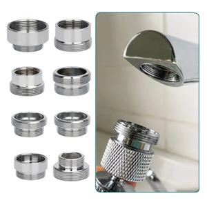 주방 수도꼭지 어댑터 세트 18/20/22/24mm ~ 22mm 밴드 개스킷 금속 암컷 절전 수도꼭지 에어로졸 커넥터 욕실 부품