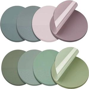 400pcs Morandi 스티커 메모, 투명 방수 원형 반투명 스티커 라벨, 주석 책용 스티커 탭