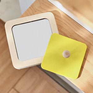 아기 몬테소리 거울 퍼즐 바쁜 보드 나무 장난감 어린이 조기 교육 감각 장난감 유아 유치원 교육 보조