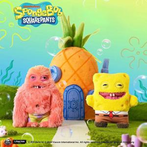 Fuggler Spongebob Squarepants 패트릭 스타 시리즈 플러시 장난감 작은 괴물 재미 있은 추악한 괴물 치아 생일 크리스마스 선물