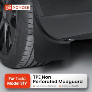 YZ 테슬라 모델 3 하이랜드 모델 Y 주니퍼 2021-2025 전후방 전용 TPE 머드가드 자동차 액세서리용
