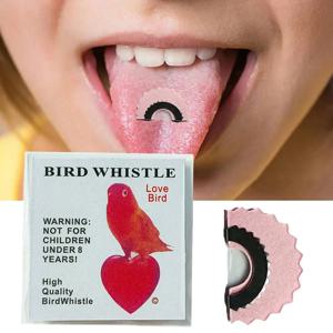 1PCS 새 Wacky 휘파람 마술 재미 있은 새 발신자 혀 Warbler 원래 마술 트위터 Noisemaker 장난감 트릭 선물