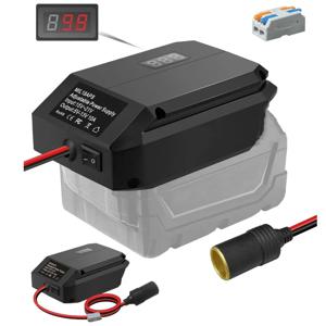 Makita/Dewalt/Milwauke/Bosch/Einhell 18V 배터리 담배 라이터 Adapte 전압 조정기 용 18V ~ 5-13V 스텝 다운 컨버터