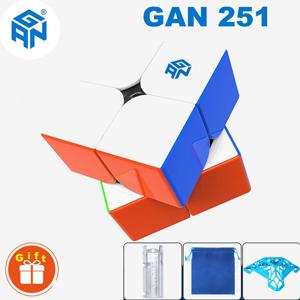GAN 251M Gan251 M 프로 마그네틱 매직 큐브 속도 퍼즐 2×2 전문 2x2 어린이 장난감 (Gan251 V2 자기 없음) Cubo Magico