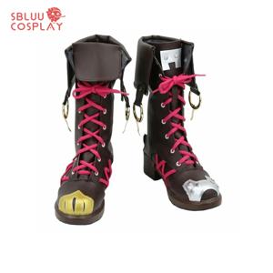 SBluuCosplay LOL Arcane Jinx 코스프레 부츠 소품 신발 할로윈 파티 액세서리 맞춤 제작