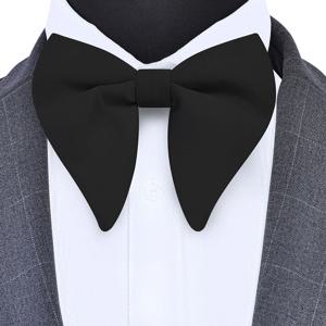 새로운 큰 나비 넥타이 남자의 솔리드 Bowtie 레드 블랙 옐로우 패션 Bowknot 남자 웨딩 파티 액세서리