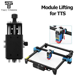 TTS pro TTS-55 TTS-10 Z 축 높이 조절기 Z 축 리프트 초점 제어 세트 레이저 조각기 용 리프팅 모듈 용 두 개의 나무