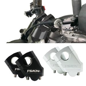 새로운 22mm 28mm 오토바이 핸들 바 라이저 모토 크로스 혼다 용 Yamaha 용 BMW 용 Benelli 용 클램프 마운트 핏 자전거 높이기