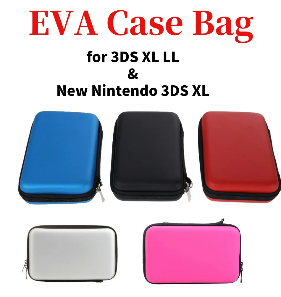 EVA 스킨 캐리 하드 케이스 가방 파우치, 닌텐도 3DS LL/XL 3DSXL 3DSLL 콘솔용, 모든 어라운드 보호 케이스 보관 하드 백, 신제품