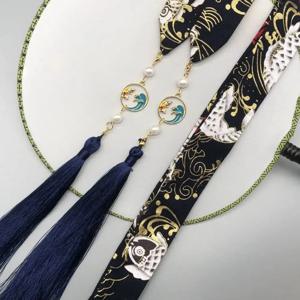 머리 장식 활 머리 장식, 휴일 선물, 오리지널 한푸 액세서리 리본, 앤티크 헤어밴드, 슈퍼 요정 다발 한푸 헤어밴드