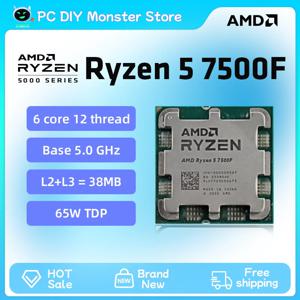 AMD Ryzen 5 7500F R5 7500F CPU Ryzen 프로세서 6 코어 12 스레드 65W 5nm 소켓 AM5 Procesador 라이젠 프로세서 PC 게이머 데스크탑