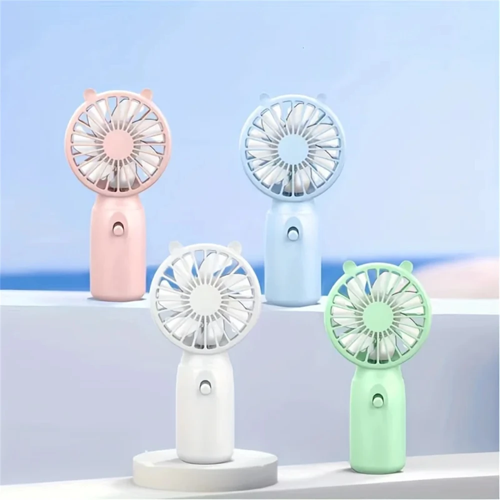 휴대용 팬 미니 냉각 팬 크리 에이 티브 배터리 버전 음소거 쿨러 야외 사무실 기숙사 냉각 장치 배터리 포함되지 않음