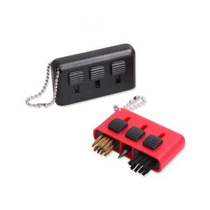 3-in-1 골프 클럽 청소 브러시 ​​포켓 운반 훈련 액세서리 휴대용 골프 클럽 그루브 퍼터 웨지 볼 청소 브러시