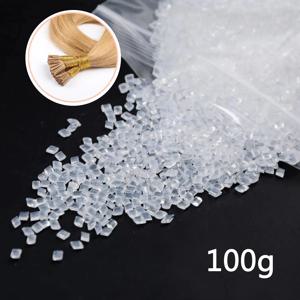 확장 도구 용 이탈리아 케라틴 접착제 그레인 케라틴 퓨전 헤어 익스텐션 용 클리어 컬러 슈퍼 접착제 100g/팩 500g/팩