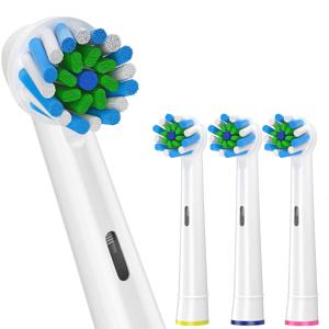 Braun Oral B 전동 칫솔과 호환되는 4pcs 칫솔 헤드, Oral B Vitality Pro 1000 2000 용 교체 브러시 헤드