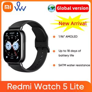 글로벌 버전 샤오미 레드미 워치 5 라이트, 1.96 인치 AMOLED 디스플레이, 18 일 배터리 수명 블루투스®내장 GNSS 5ATM 호출