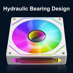 ICE 고래 프리즘 4 프로 PC 케이스 선풍기 120mm PWM 음소거 800-1800RPM 무한 미러 ARGB 마더보드 라이트 싱크 CPU 쿨러 환풍기