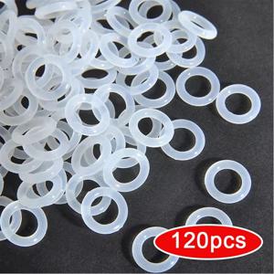 120Pcs 키보드 o-링 키 캡 실리콘 고무 ORing 스위치 사운드 댐퍼 댐퍼 키 캡 실리콘 씰 링 교체