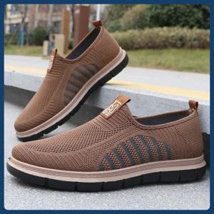 봄과 여름에 통기성이 뛰어난 남성 캐주얼 스니커즈, 가벼운 메쉬, 부드러운 밑창, 항균