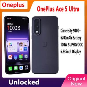 중국어 버전 언락 OnePlus Ace 5 Ultra 6.83인치 AMOLED MTK Dimensity9400+ 50MP 6700mAh 100W SuperVOOC NFC OTA Ace5 Ultra
