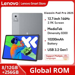 글로벌롬 레노버 샤오신 패드 프로 2025 12.7인치 태블릿 정품 디멘시티 8300 144Hz 2.9K 디스플레이 안드로이드 14 10200mAh 패드 PC