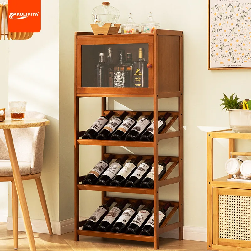AOLIVIYA 벽에 대 한 거실 와인 캐비닛 로커 디스플레이 하이 엔드 감각 통합 캐비닛 레드 와인 디스플레이 캐비닛 Sma