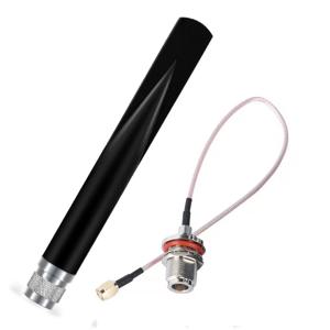 868MHz 915MHz 로라 안테나 5dBi 옴니 실외 N형 수컷 커넥터 802.11ah 메쉬타스틱 로라 하이로우 장거리 안테나