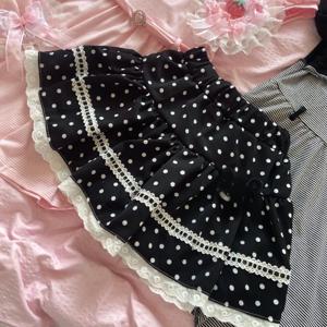 고딕 빈티지 블랙 Y2k 미니 스커트 패치 워크 패션 레이스 매운 소녀 스커트 하위 문화 달콤한 카와이 스커트 여성 디자인 세련된