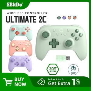 PC, Windows 10, 11, Steam Deck, Raspberry Pi, Android 게임패드 액세서리용 8BitDo Ultimate 2C 무선 게임 컨트롤러