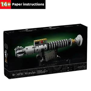 147PCS MOC 빌딩 블록 루크 스카이 워커 Lightsaber 우주 전쟁 40730 빌딩 블록 모델 DIY 세트 어린이 장난감 선물