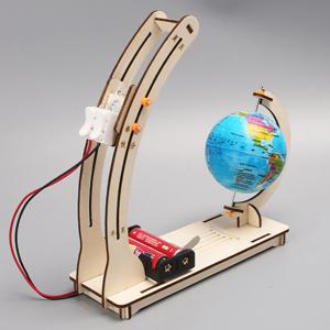 지구의 나이트 교대 시뮬레이션 어린이 과학 장난감 DIY STEM 기술 물리학 학습 재미있는 교육 보조 장난감